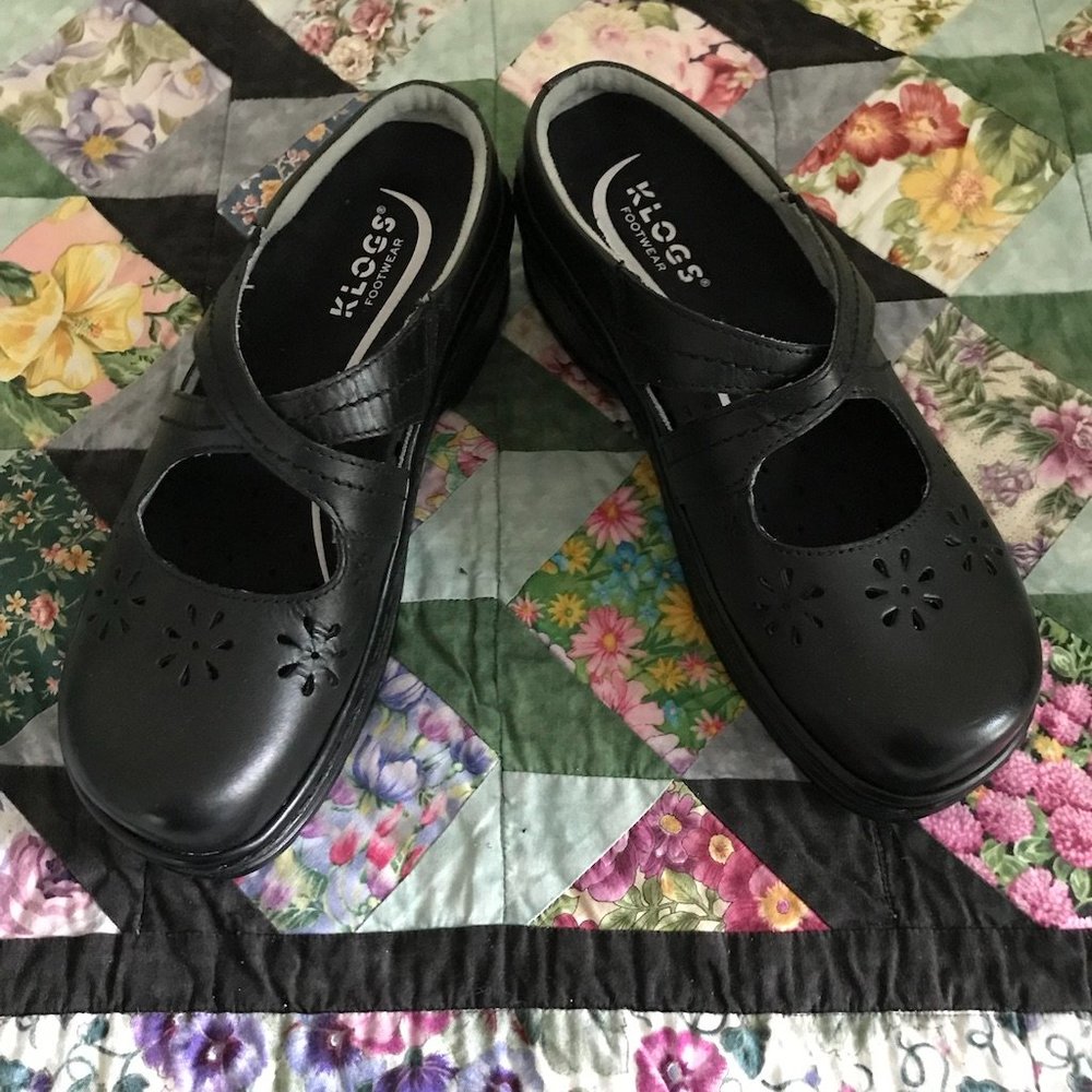 KLOGS Carolina 8.5 Black Leather, NEW w/o box, Adorable Comfort Versatility - Picture 2 of 4